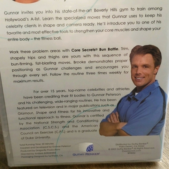 Nwot Unopened Exercise DVD: Bun Battle Brooke Burke Gunner Peterson - Picture 4 of 7